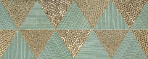 Dekorcsempe, Tubadzin Goldgreen Mono Decor 29x74