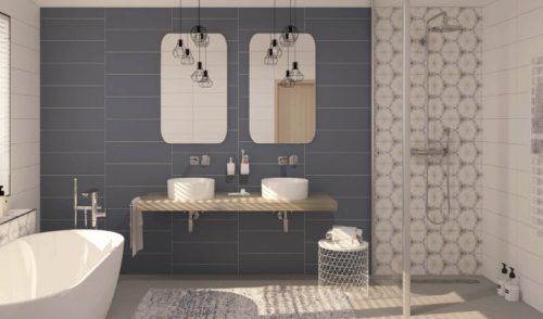 Csempe, Zalakerámia CARNEVAL KÉK 3D 20X60, ZBD62113