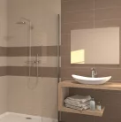 Csempe, Zalakerámia CEMENTI BARNA 3D 20X60, ZBD 62085