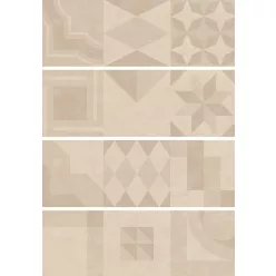 Csempe, Zalakerámia Cementi Beige dekor ZBD62087 20x60