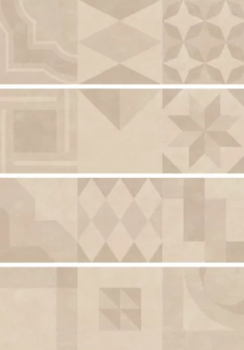 Csempe, Zalakerámia Cementi Beige dekor ZBD62087 20x60