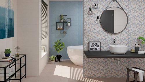 Csempe,  Zalakerámia TEXTIL Mintás 20X60 ZBD 62268