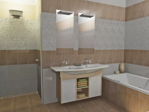 Dekorlap, Zalakerámia WOODSHINE BIANCO 25X40 ZAL-DWOODSHBI