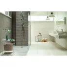 Járólap, Tubadzin P-Blinds white STR 44,8x44,8