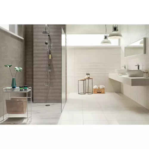 Csempe, Tubadzin S-Blinds white STR 29,8x59,8