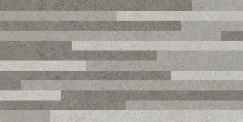 Csempe, Ceramika Konskie Everton grey mosaic 20x40 1,52m2