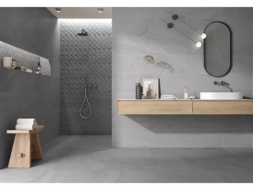 Csempe, Mirello Boston Grey 29,5X59,5 Matt Rect. 225449