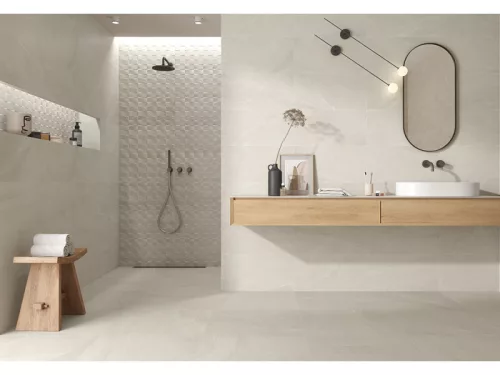 Dekorlap, Mirello Boston Decor Beige 29,5X59,5 Matt Rect. 225452
