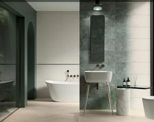 Csempe, Paradyz Nightwish Navy Green STRUKTURA MAT 25x75