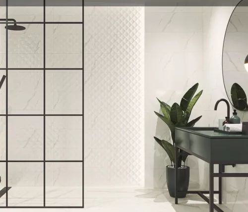 Csempe, Paradyz Livia Bianco POLYSK rekt. 25 x 75