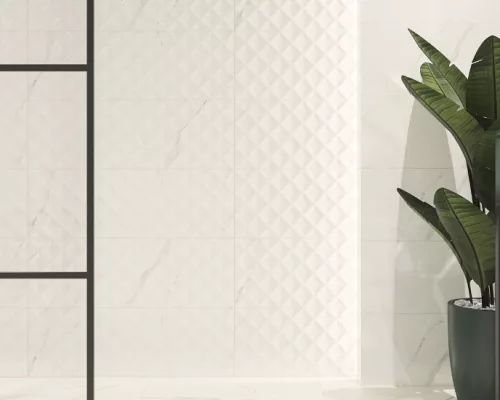 Csempe, Paradyz Livia Bianco STR rekt. 25 x 75