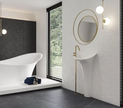 Csempe, Paradyz Elegant Surface Bianco STRUCTURE A 29,8x89,8