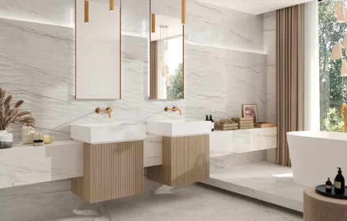 Csempe, Colorker Da Vinci Trento White 31,6x100