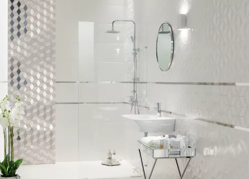 Csempe, Arté Perla white STR 29,8X74,8