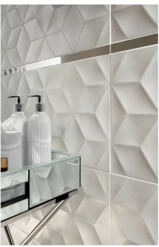 Dekorlap, Arté Perla white STR Dekor 29,8X74,8