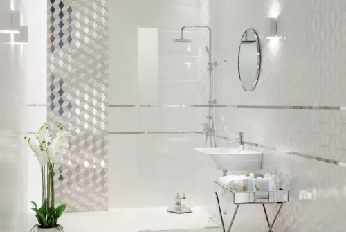 Dekorlap, Arté Perla white Mozaik 28,9X22,1