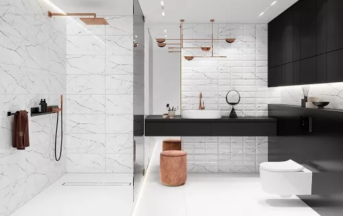 Csempe, Cersanit ARCE WHITE GLOSSY 29,7X60 G1