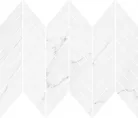 Dekorlap, Cersanit MARINEL WHITE CHEVRON MOSAIC GLOSSY 29,8X25,5
