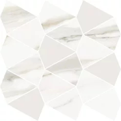 Dekorlap, Cersanit GOLD WISH WHITE MOSAIC GLOSSY 29,7X29,7