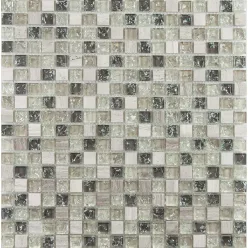 Mozaik, Aita Fizz Taupe 1,5x1,5szemméret 30,5x30,5