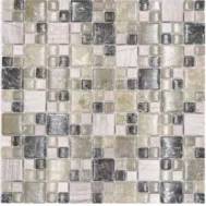 Mozaik, Aita Fizz Taupe Cubic 30,5x30,5