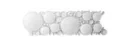 Mozaik, Aita H2O Blu/Bianco 10x30
