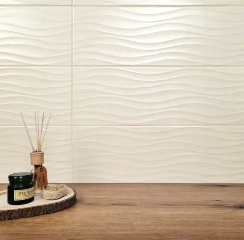 Csempe, Zalakerámia Life Elefántcsont 3D  dekor matt 20x60 ZBD 62142