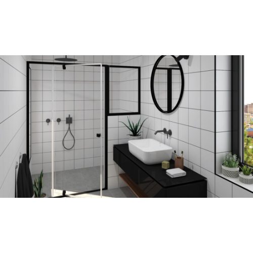 Csempe, Zalakerámia Marmit Fehér-Szürke 20x20cm  ZBE 548