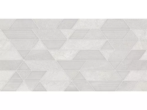 Csempe, Mirello Norwick Shelly White 29,5X59,5 Shiny Rect. 225714