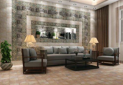 Csempe, Mainzu MANDALA WHITE 20X20 M152