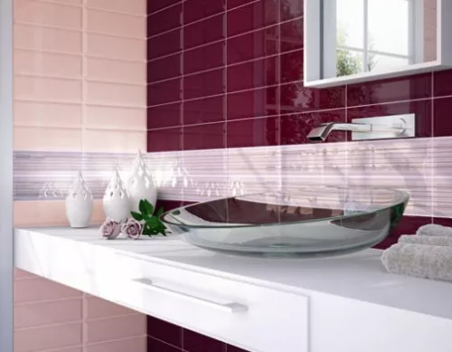 Csempe, Ape Ceramica Loft Granate  10X30 A015974