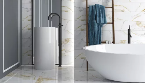 Csempe, Ecoceramic EC.Marshall Gold 30x90 0318720010035