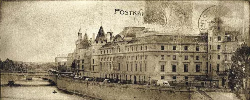 Dekorlap, Valore Post Card Beige 2 Glass Inserto 20x50cm