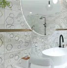 Dekorlap, Zalakerámia CALACATTA ORO fényes dekor 2642-0490 25x40