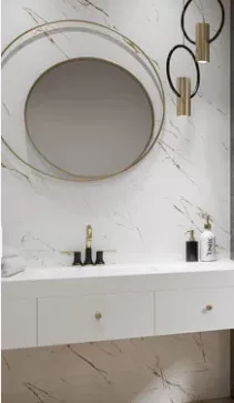 Csempe, Paradyz Alphaville Bianco Polysk 30x60