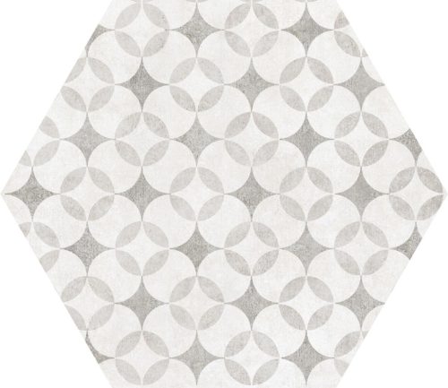 Járólap, Pamesa Atrium Alpha Hex.  Mix Perla 25,8x29cm