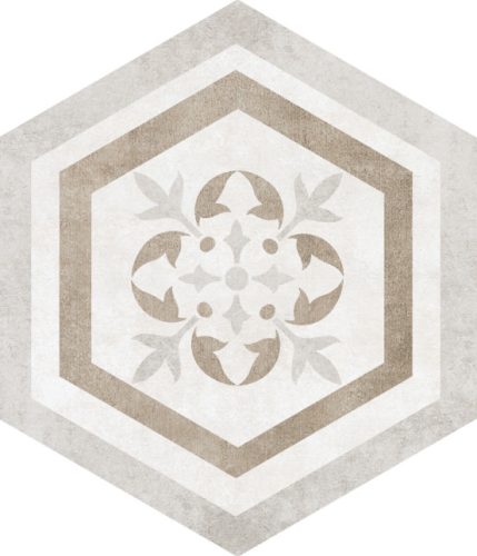 Járólap, Pamesa Atrium Alpha Hex.  Mix Beige 25,8x29cm