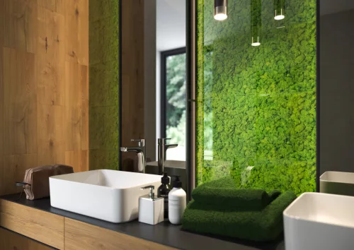 Dekorlap, Cersanit Fresh Moss Glass Inserto 29,8x59,8cm