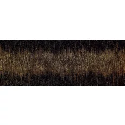 Dekorcsempe, Tubadzin Stardust Black Decor 32,8x89,8cm