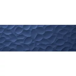 Dekorcsempe, Love Genesis Leaf Deep Blue Matt 35x100 cm
