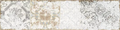 Dekorcsempe, Cifre Soul White Decor 7,5x30 cm