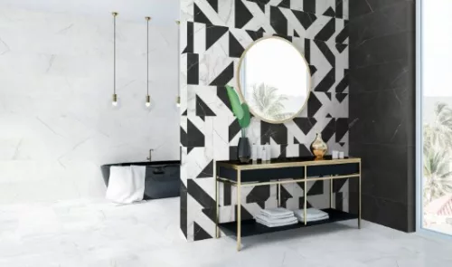 Csempe, Keros Vernazza Negro Matt Ret. 30x90