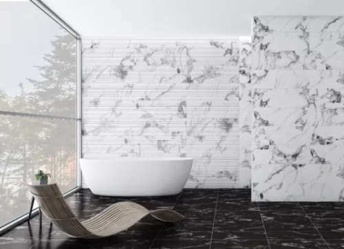 Csempe, Keros Broussard Gris Glossy Ret. 30x90