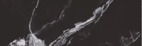 Csempe, Keros Broussard Negro Glossy Ret. 30x90