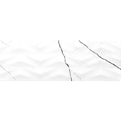 Csempe, Valore Prestige White Axis Rekt. 25x75