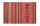 Lábtörlő, Impression woven stripes red 40x60