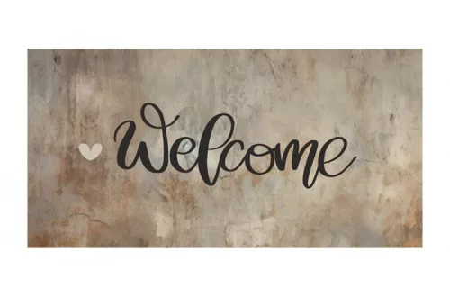 Lábtörlő, Vision welcome love 40x80