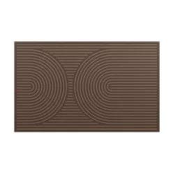 Lábtörlő, Curves taupe 50x80