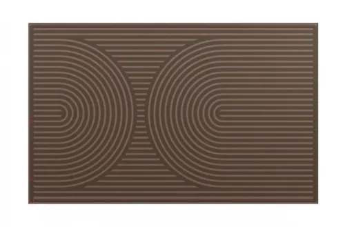 Lábtörlő, Curves taupe 50x80