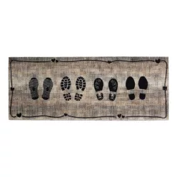Lábtörlő, Boots & Shoes linen beige 40x100